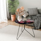 CRASHED PEONIES Couchtisch Ø 69 cm