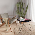 CRASHED PEONIES Couchtisch Ø 69 cm