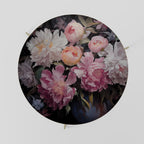 CRASHED PEONIES Couchtisch Ø 69 cm
