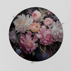 CRASHED PEONIES Couchtisch Ø 69 cm