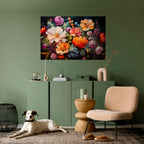 BLOOMING WILDERNESS Selbstklebendes Horizontal-Poster