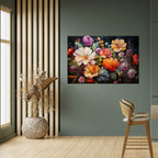 BLOOMING WILDERNESS Selbstklebendes Horizontal-Poster