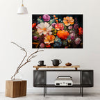 BLOOMING WILDERNESS Selbstklebendes Horizontal-Poster