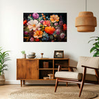 BLOOMING WILDERNESS Selbstklebendes Horizontal-Poster