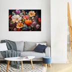 BLOOMING WILDERNESS Selbstklebendes Horizontal-Poster