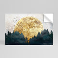 RISING MOON Selbstklebendes Horizontal-Poster