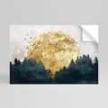 RISING MOON Selbstklebendes Horizontal-Poster