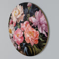 PEONIES BLOSSOM Rundes Wandbild