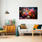 EUPHORIC BOUQUET Selbstklebendes Horizontal-Poster