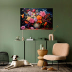 EUPHORIC BOUQUET Selbstklebendes Horizontal-Poster
