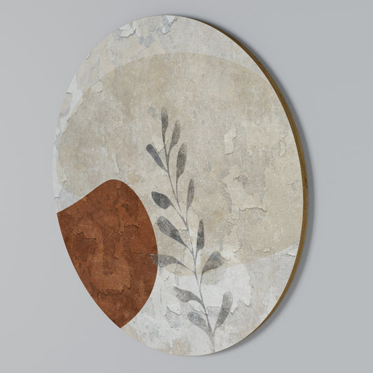 SINGLE SPRIG Rundes Wandbild