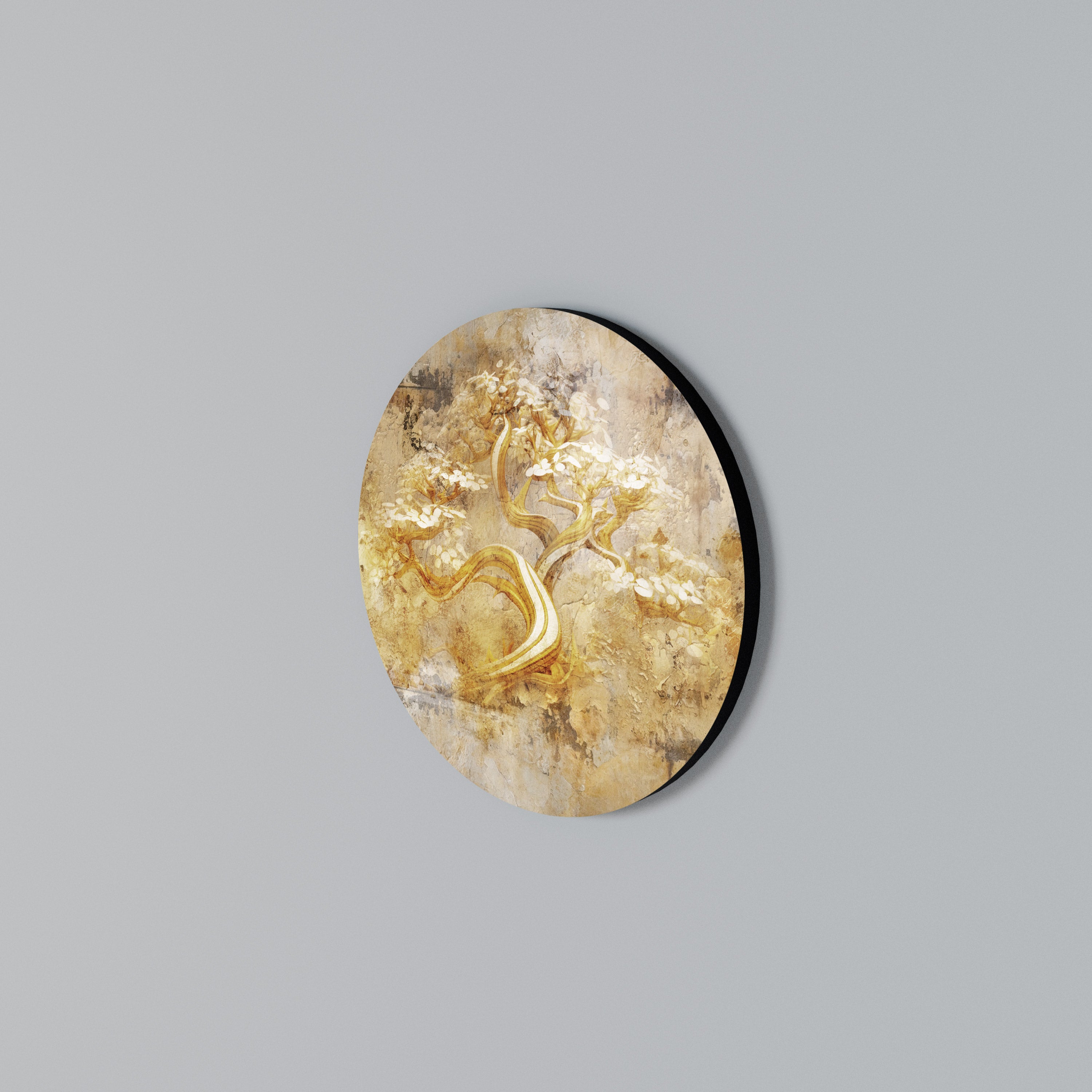 TREE OF WHISPERS Rundes Wandbild