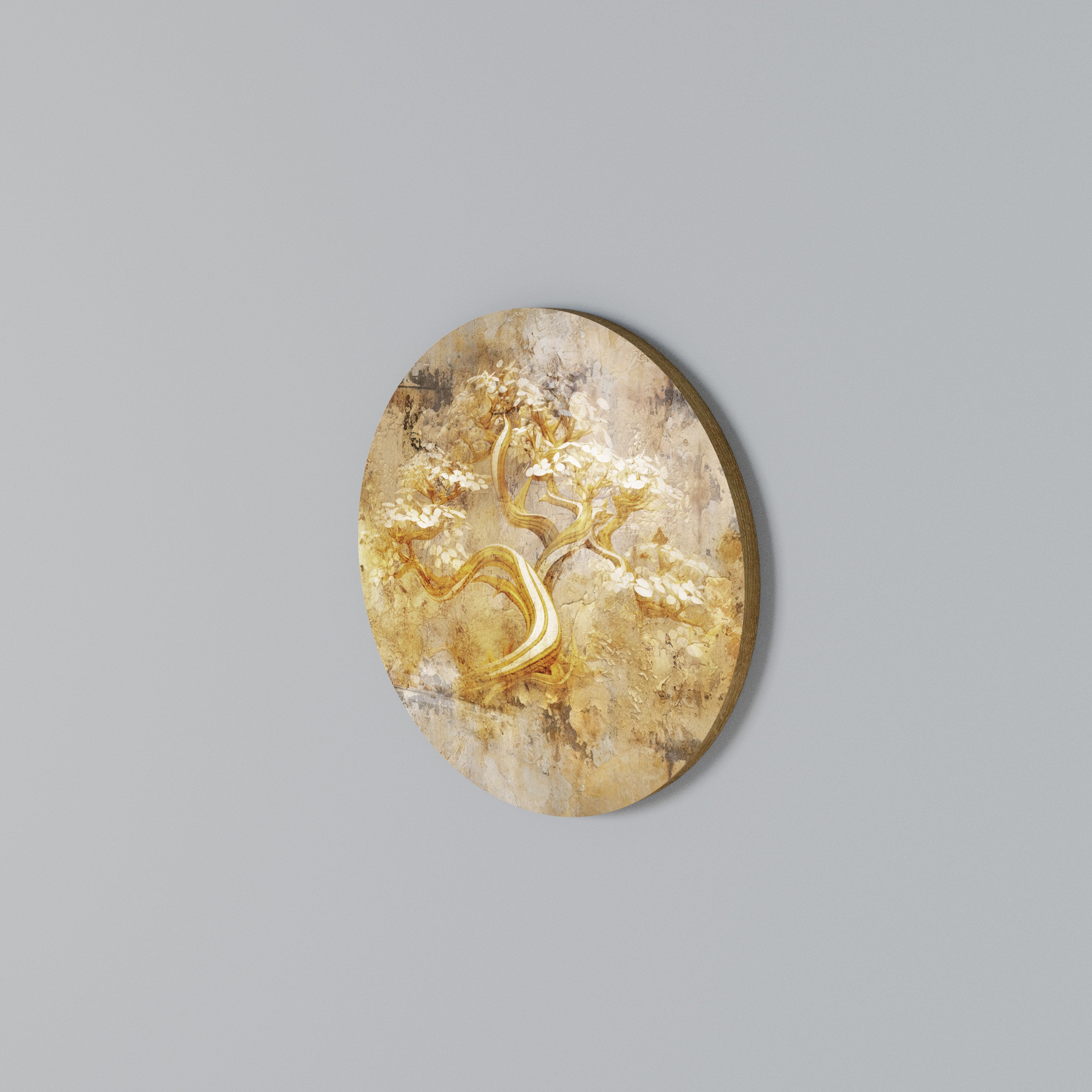 TREE OF WHISPERS Rundes Wandbild