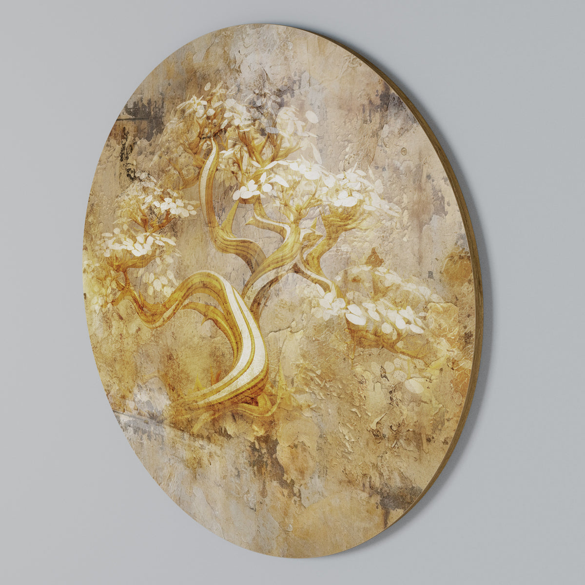 TREE OF WHISPERS Rundes Wandbild