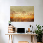 AMBER DREAMSCAPE Selbstklebendes Horizontal-Poster