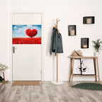 LOVE’S EMBRACE Selbstklebendes Horizontal-Poster