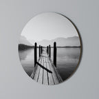 WALK INTO THE DEEP Runde Wanddekoration Ø 69 cm