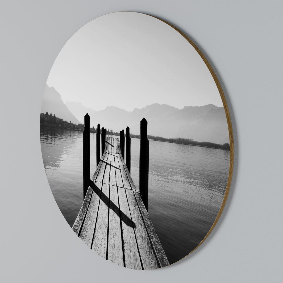 WALK INTO THE DEEP Rundes Wandbild