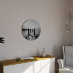 WALK INTO THE DEEP Runde Wanddekoration Ø 69 cm