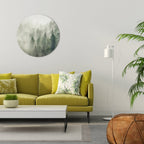 MISTY FOREST Runde Wanddekoration Ø 69 cm