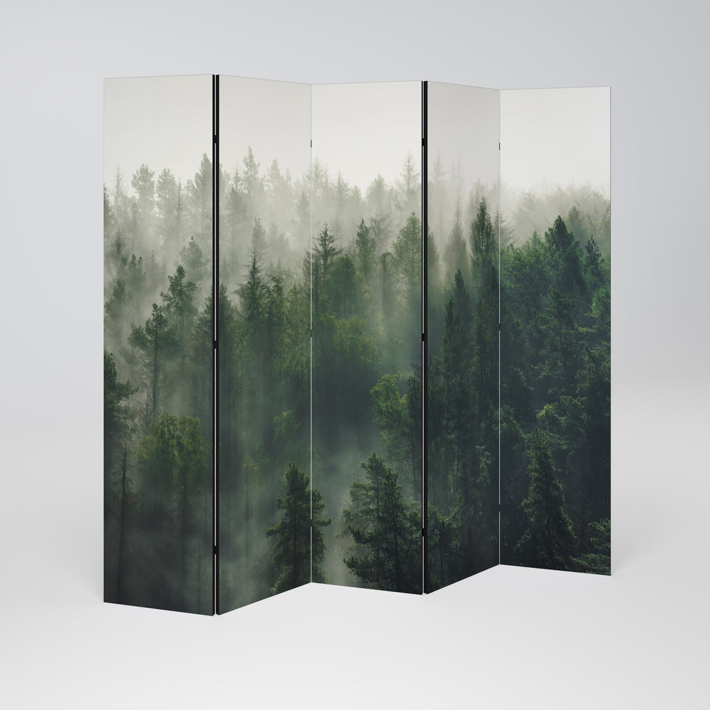 MISTY FOREST 5-teiliger Paravent