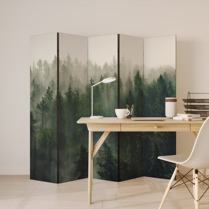 MISTY FOREST 5-Panel Room Divider