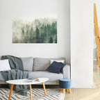 MISTY FOREST Selbstklebendes Horizontal-Poster