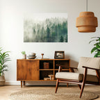 MISTY FOREST Selbstklebendes Horizontal-Poster