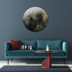 MISTY HIGHLANDS Runde Wanddekoration Ø 69 cm