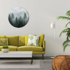 FOGGY CREST Runde Wanddekoration Ø 69 cm