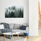 FOGGY CREST Selbstklebendes Horizontal-Poster