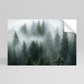 FOGGY CREST Selbstklebendes Horizontal-Poster