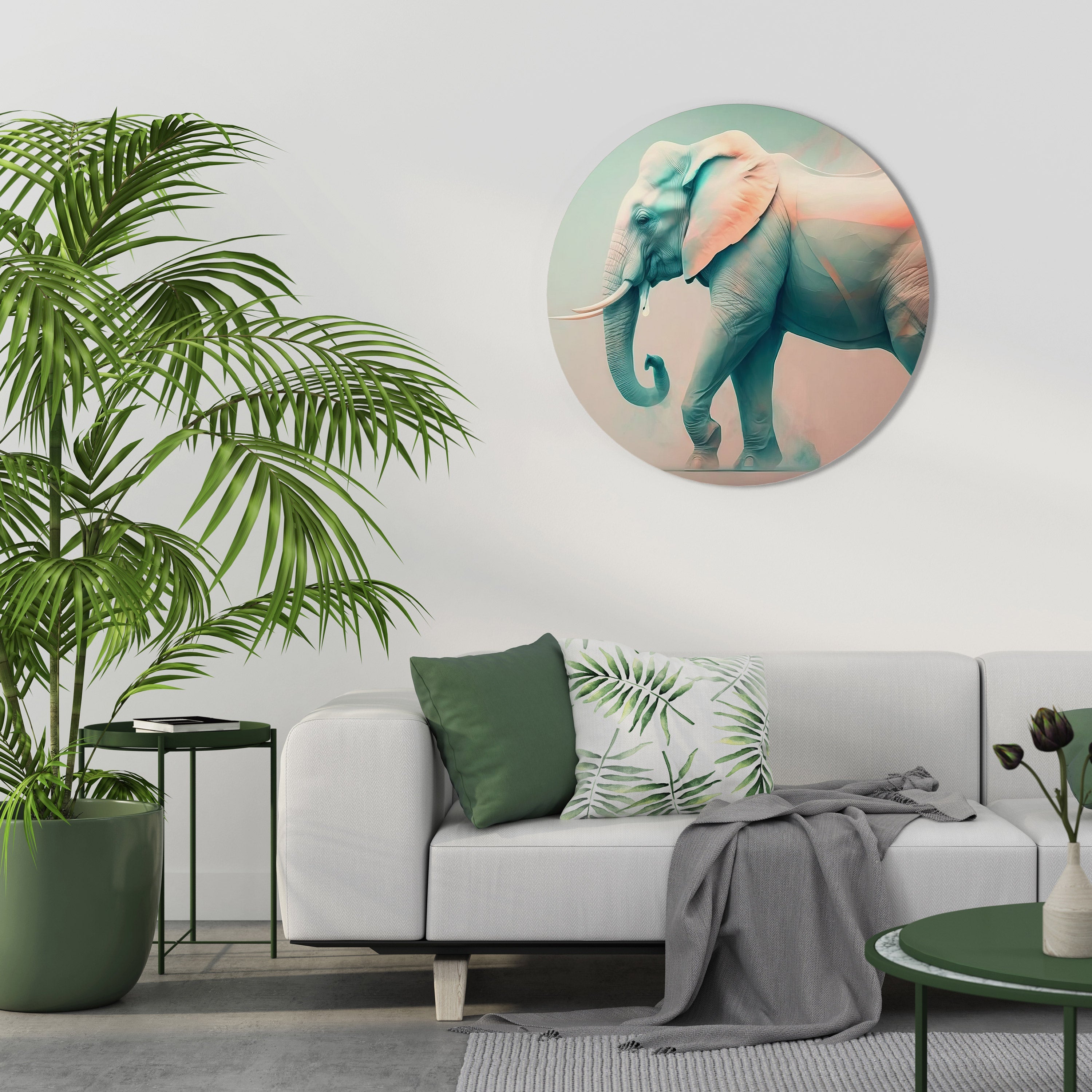 HOLO GIANT Runde Wandkunst