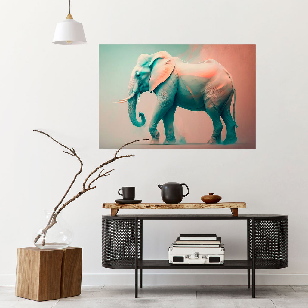 HOLO GIANT Selbstklebendes Horizontal-Poster