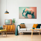 HOLO GIANT Selbstklebendes Horizontal-Poster