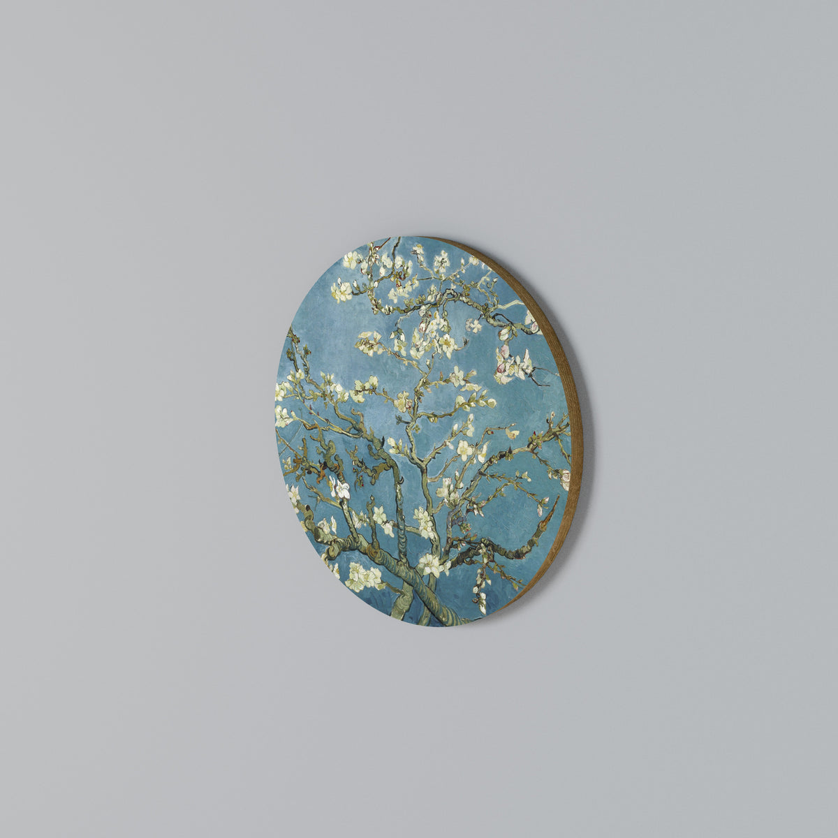 ALMOND BLOSSOM Rundes Wandbild