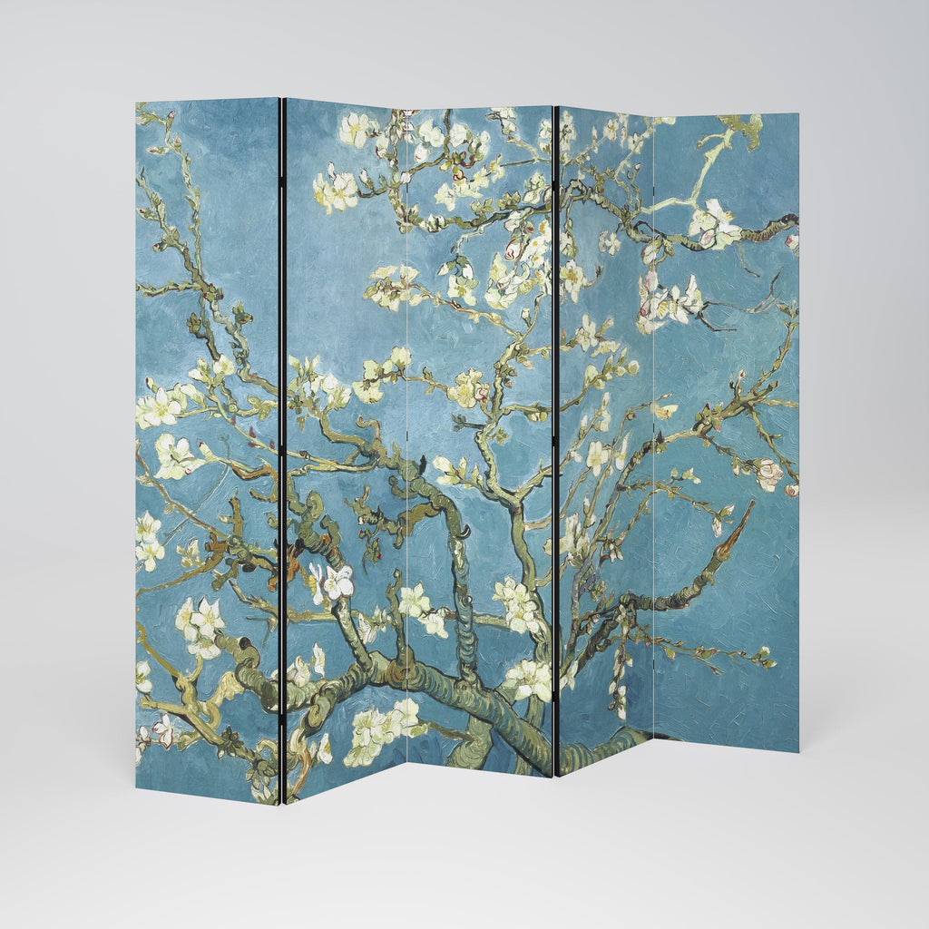 ALMOND BLOSSOM Decorative 5-Panel Room Divider