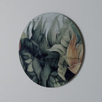 CRASHED LEAVES Runde Wanddekoration Ø 69 cm