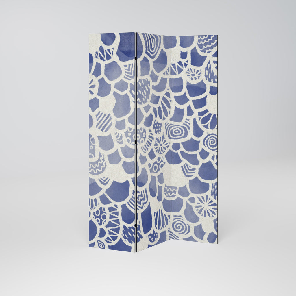 SAPHIRE TESSERA Dekorativer 3-Panel-Raumteiler