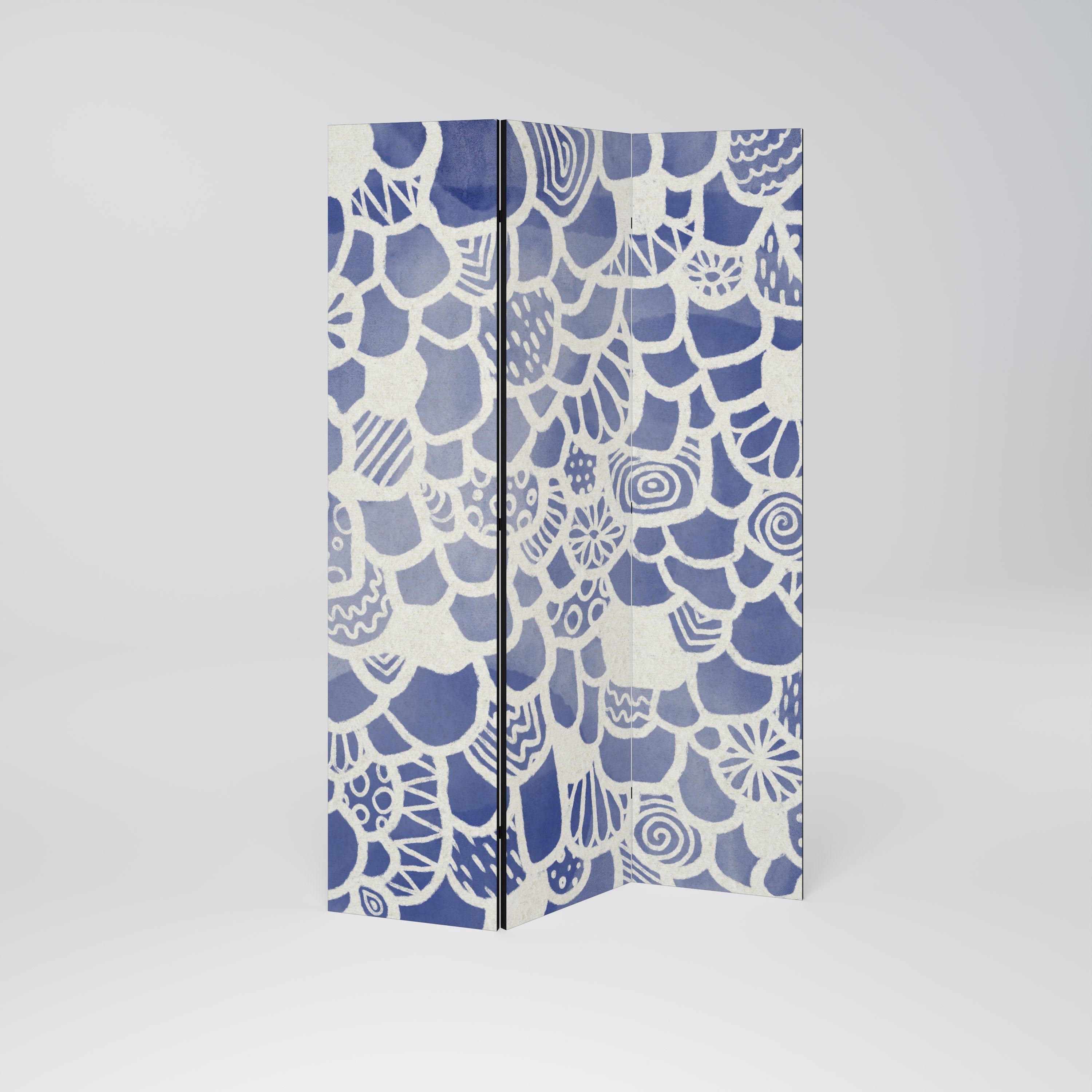 SAPHIRE TESSERA Dekorativer 3-Panel-Raumteiler