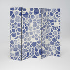 SAPHIRE TESSERA Dekorativer Paravent - 5-teilig