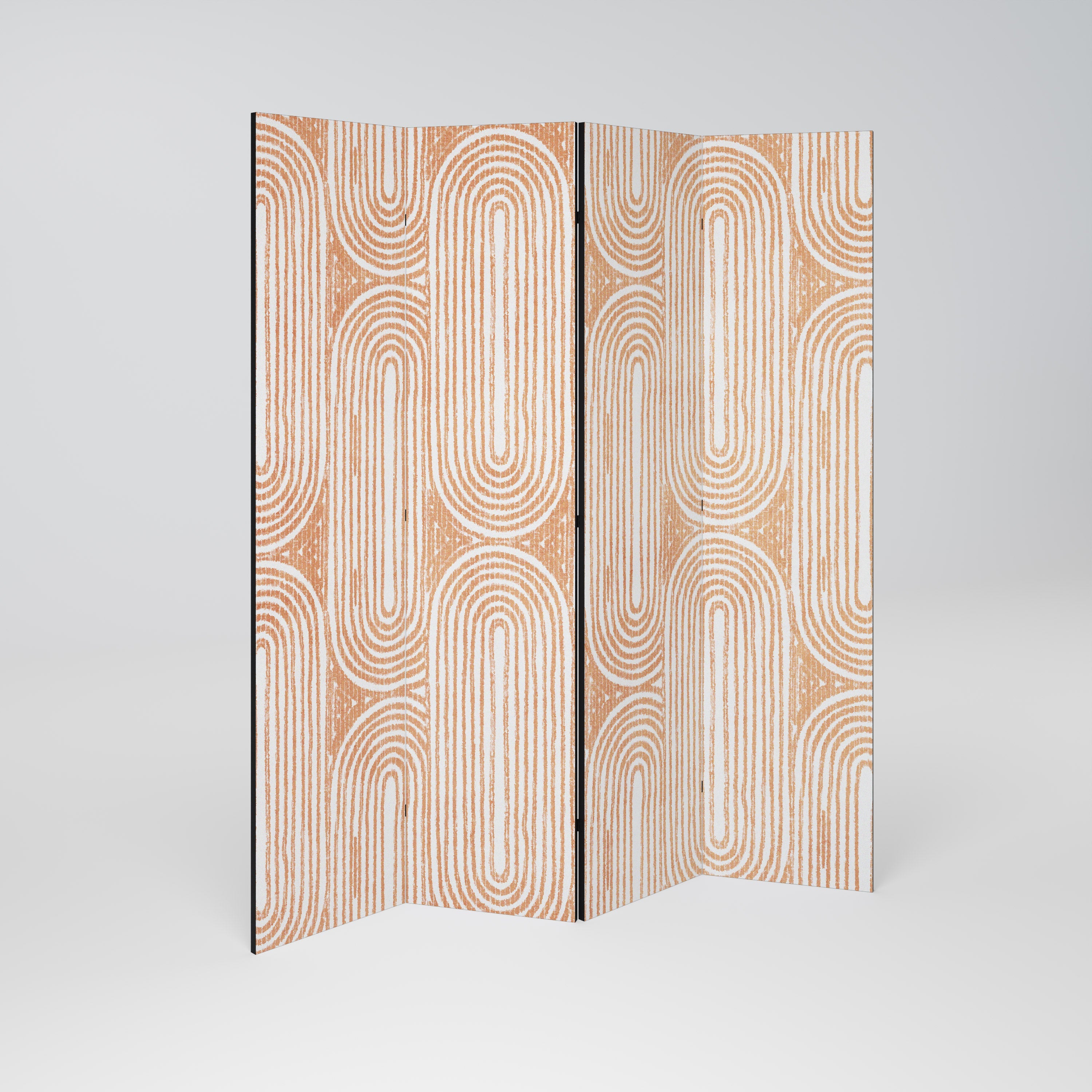 GEOMETRIC GLEAM Dekorativer 4-teiliger Raumteiler