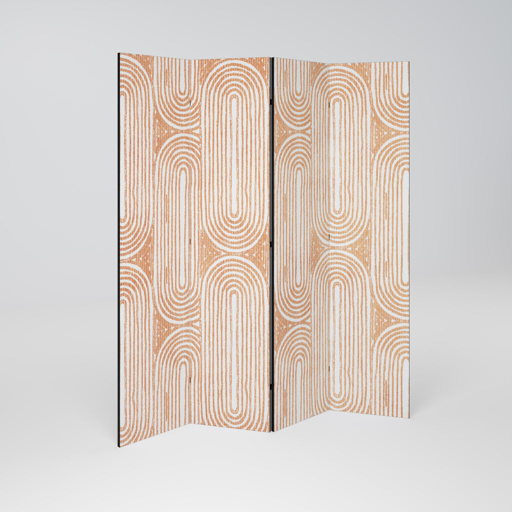 GEOMETRIC GLEAM Dekorativer 4-teiliger Raumteiler