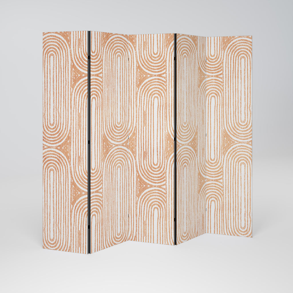 GEOMETRIC GLEAM 5-Panel Room Divider