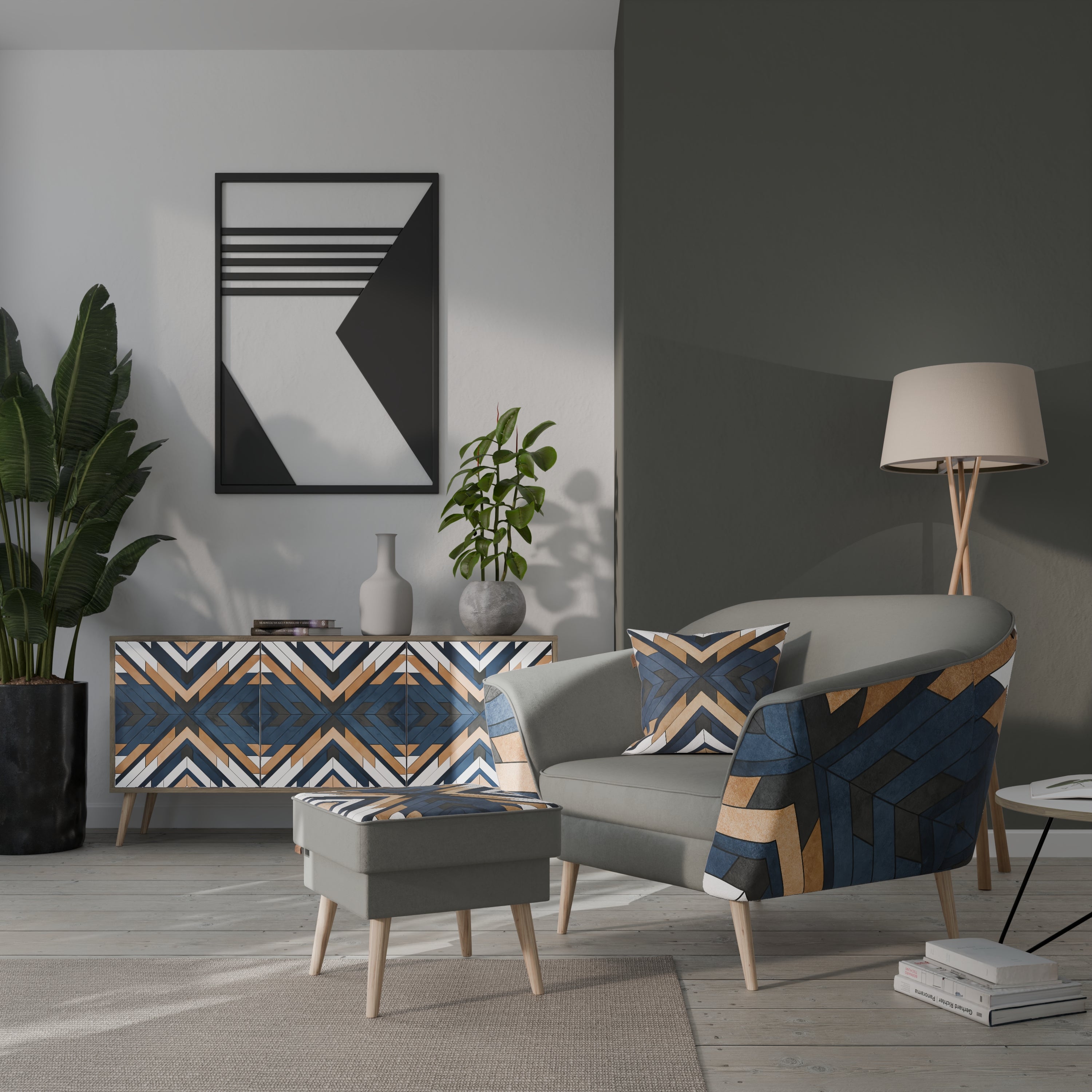 ARTFUL GEOMETRY Sessel AURORA