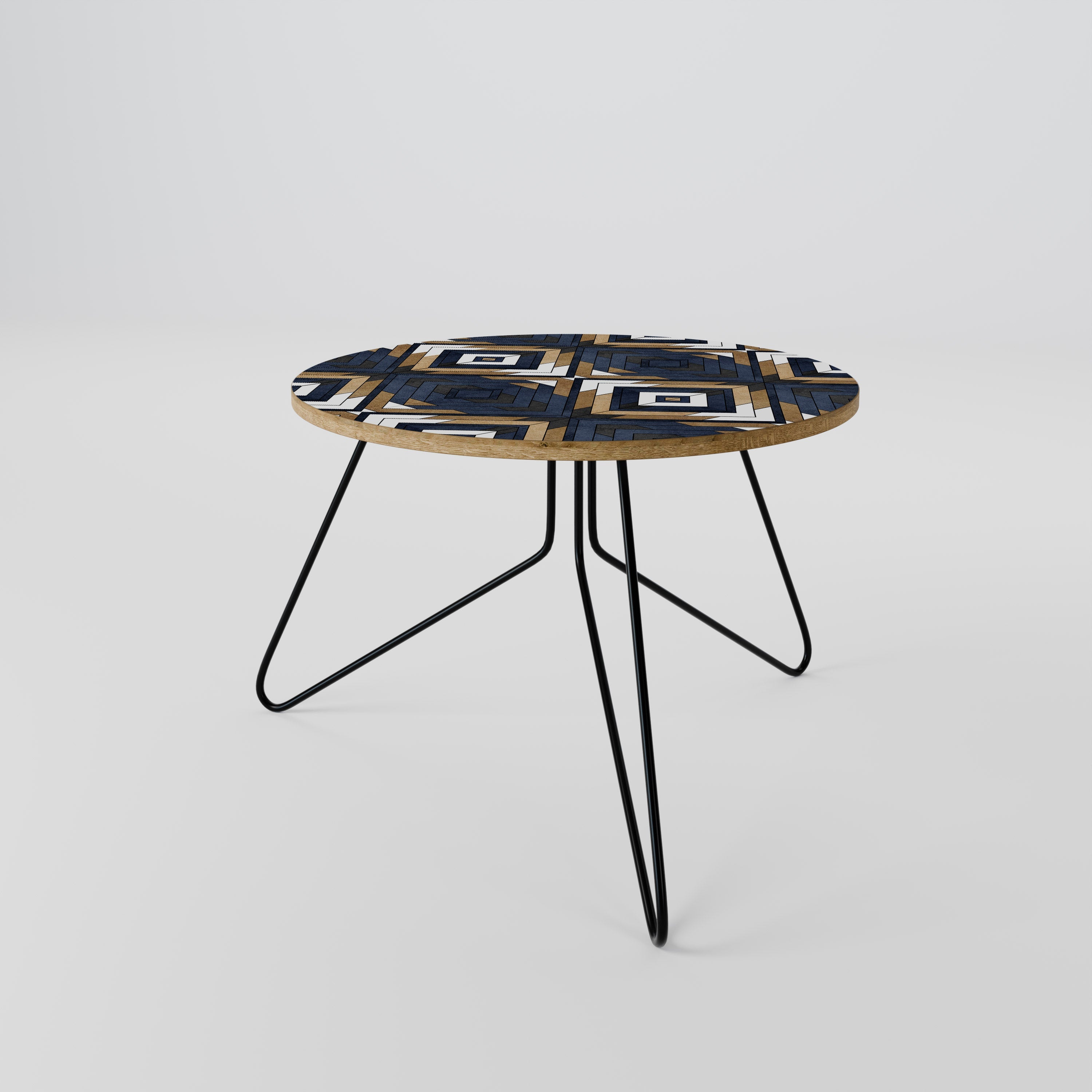 KUNSTVOLLE GEOMETRIE Couchtisch 60
