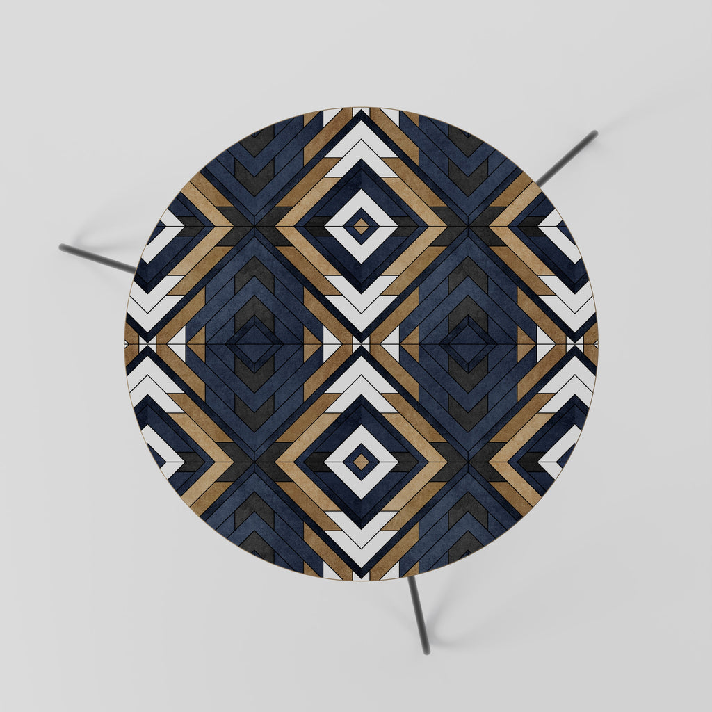 KUNSTVOLLE GEOMETRIE Couchtisch 60