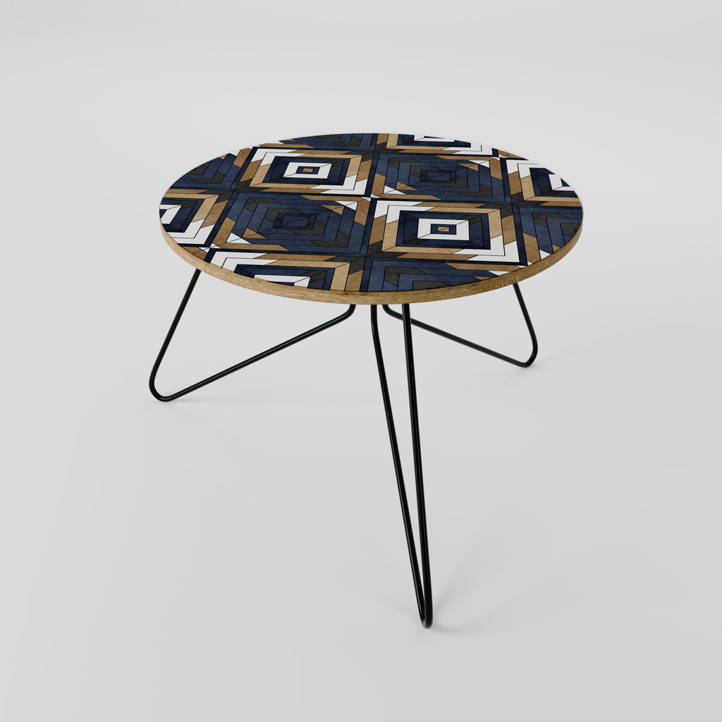 KUNSTVOLLE GEOMETRIE Couchtisch 60