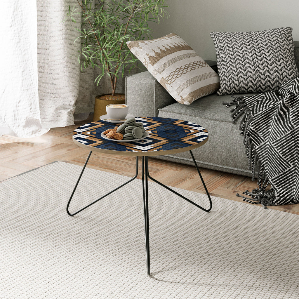 KUNSTVOLLE GEOMETRIE Couchtisch 60