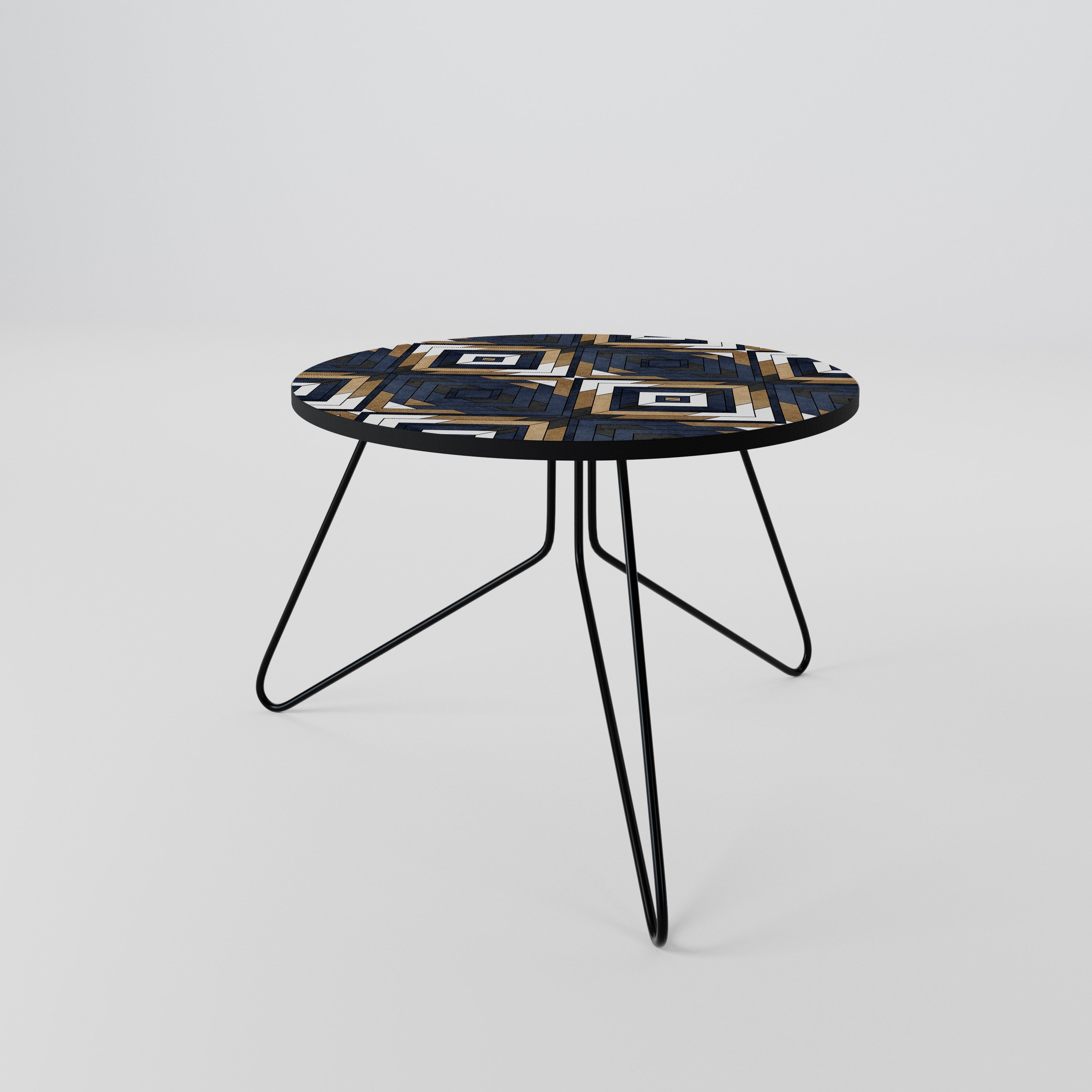KUNSTVOLLE GEOMETRIE Couchtisch 60